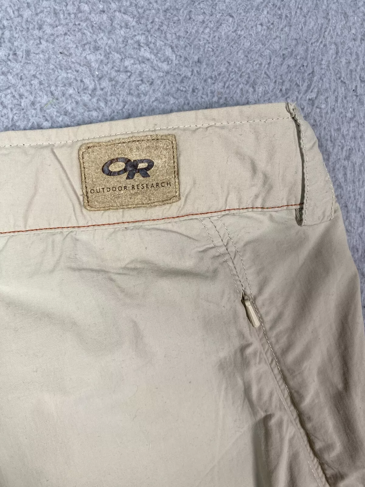 outdoor-research nylon belted hiking outdoors shorts