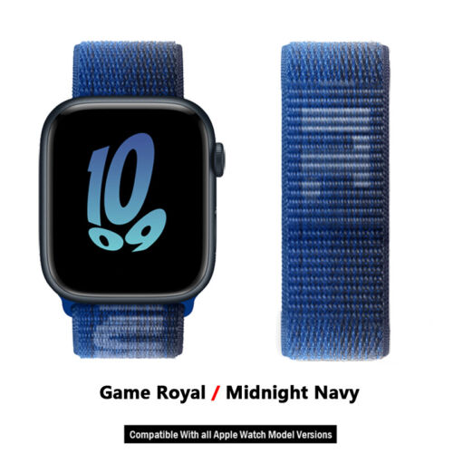 Correa deportiva de nailon 40/44/41/45/42/46/49 mm para Apple Watch 10 9 8 7 6 SE - Imagen 30 de 131