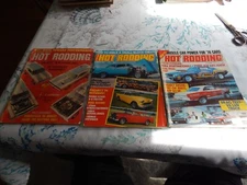 Vintage Hot Rodding Magazine Lot Of 3 May/1969 no back cover, 12/1975 & (/1978