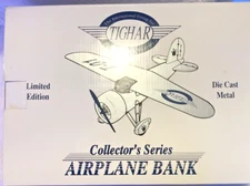Spec Cast Tighar T-01 Die Cast Metal Airplane Bank