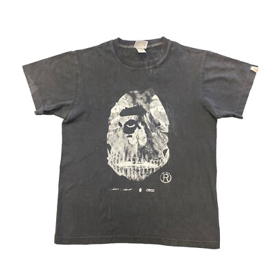 A Bathing Ape x James Lavelle Cyrcle Black T Shirt Adult Size