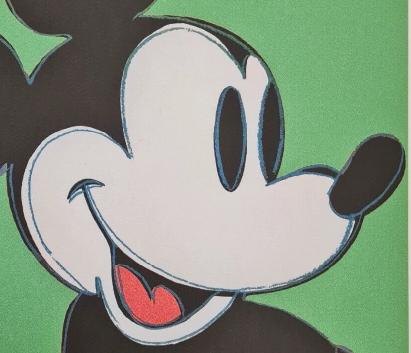 ANDY WARHOL * Mickey Mouse * signed lithograph * Kunstdruck * limited # xx/125 - Bild 4 von 4