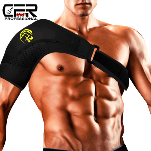 Shoulder Brace Support Compression Sleeve Torn Rotator Cuff AC Joint Pain Wrap - Picture 14 of 17