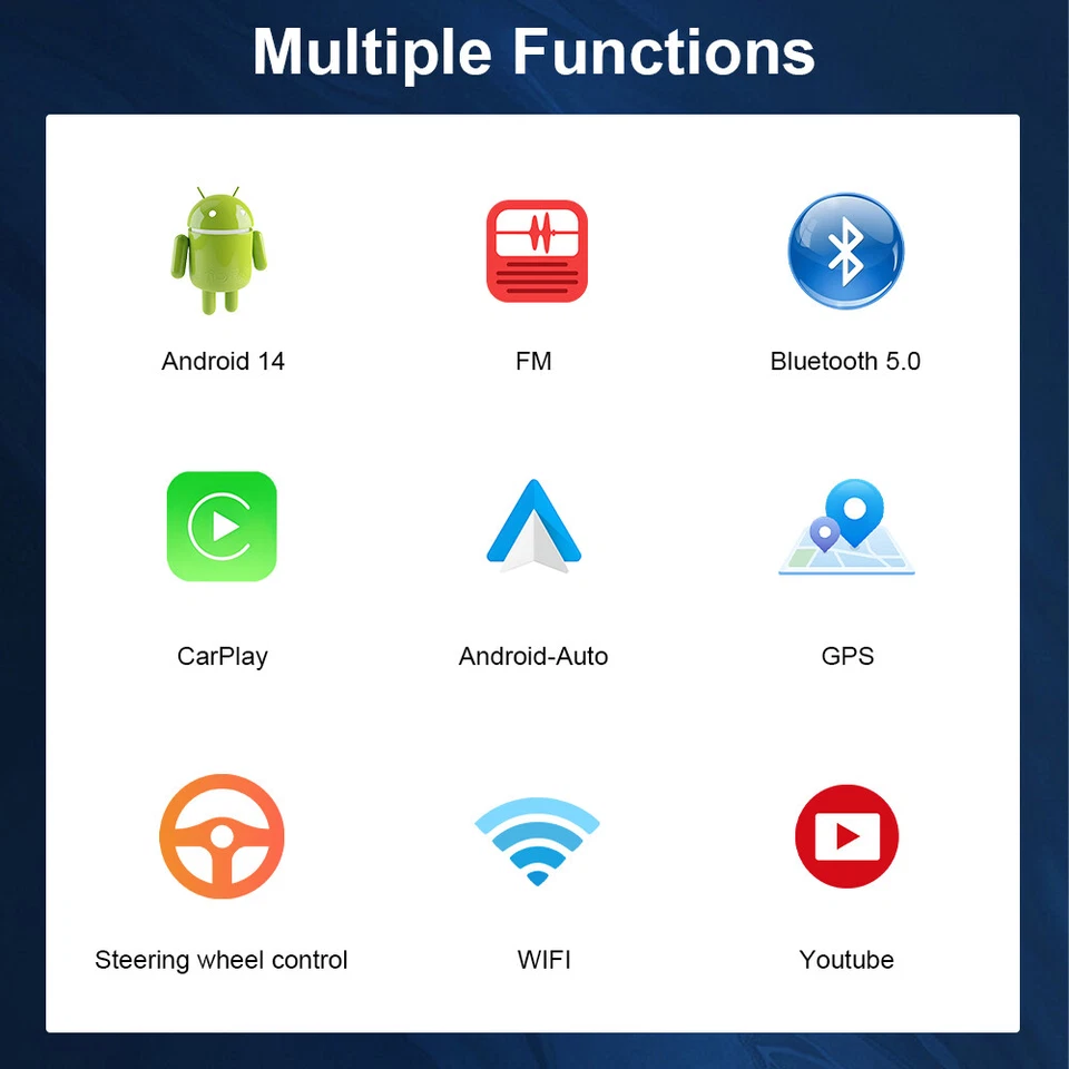 10.25'' Android14 Für BMW 1/2 Serie F20 F21 F23 NBT Navi Wifi DAB+ Radio CarPlay - Bild 3 von 4