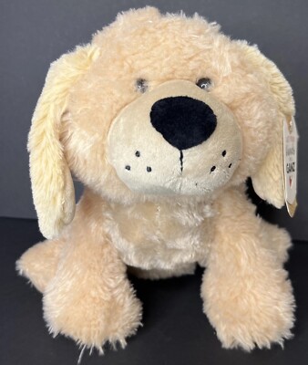 Ganz Dog Plushie Hands On Biscuit Stuffed Animal Lovie Puppy Yellow Lab Golden