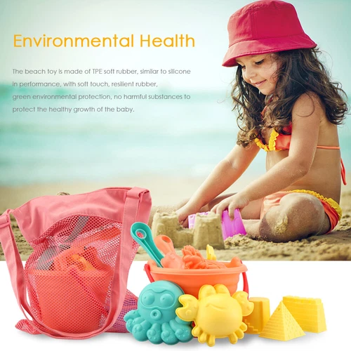 Beach Toys Set for Kids Toddlers Beach Sand Toy Kit Bucket Shovel Sand Truck US - Bild 24 von 24