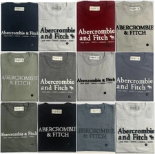 Abercrombie & Fitch Men's Applique Graphic T-Shirt A&F Logo Size XS S M L XL XXL