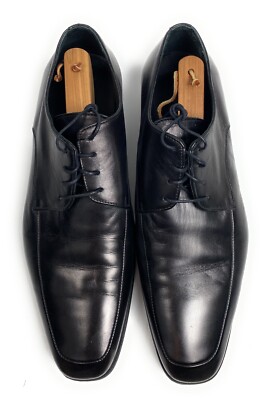 BROLETTO Mens Lace-Up Dress Shoes Black Leather Size 15M | eBay display picture 2