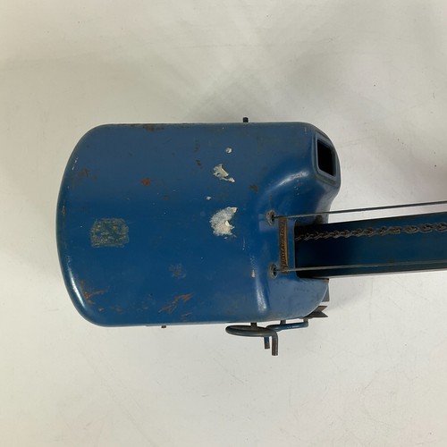 Vintage Structo Toys Pressed Steel Excavator Steam Shovel Toy Blue - Picture 8 of 14