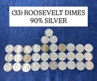 (33) ROOSEVELT DIMES | 90% SILVER | LOT Z-261