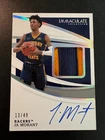 JA MORANT 21-22 Panini Immaculate Collegiate PATCH AUTO AUTOGRAPH RC ROOKIE #/49
