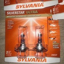 Sylvania H7su.bp2 H7 Silverstar Ultra White Halogen Headlight Bulb - 2 Pieces Sylvania H7su.bp2 H7 Silverstar Ultra White Halogen Headlight Bulb - 2 Pieces