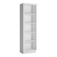 Regal BüCherregal Aktenregal Regalschrank Mit 5 Offenen FäChern Weiß Hochglanz