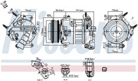 Kompressor Klimaanlage Klimakompressor FüR Ford Transit V363 Kasten 2.0 Ecoblue