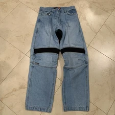 Icon Motorsports Men’s Size 34 Recon Pants Asphalt Motorcycle Racing Jeans Blue