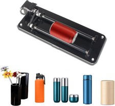 Laser rotary roller y axis cnc machine engraving cylindrical mug bottle tumbler