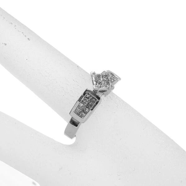 Ring mit 16 Diamanten im Prinzesscut 0,70 ct in 14 Kt. 585 Gold 55 - Bild 3 von 4