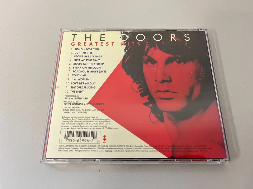 The Doors – Greatest Hits - US Import CD © 1996 - Bild 3 von 3