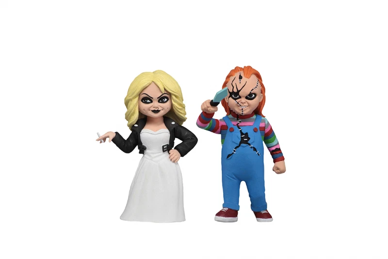 NECA Toony Terrors Horror Figure Chucky and Tiffany Action Figures