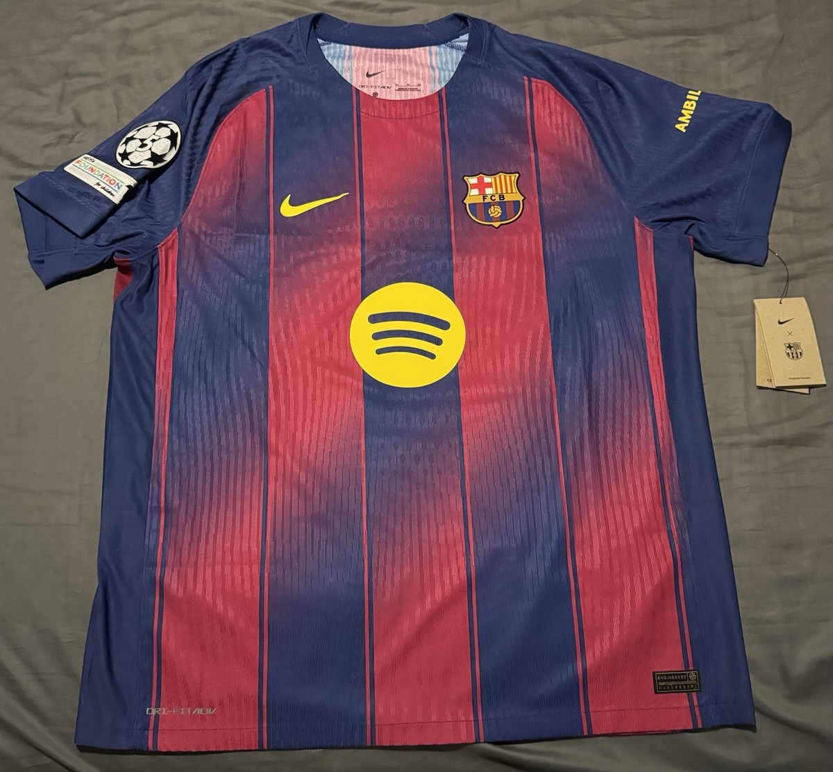 FC Barcelona 25/26 Player's Edition Home Jersey Lamine Yamal