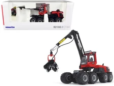 1/32 Komatsu 931XC.3 Harvester Diecast Model Red Black by First Gear