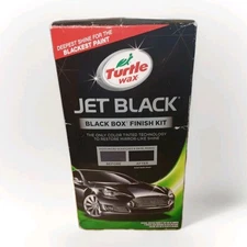 Turtle Wax T-3KT Jet Black Box Finish Kit Hides Micro Scratches & Swirls NEW