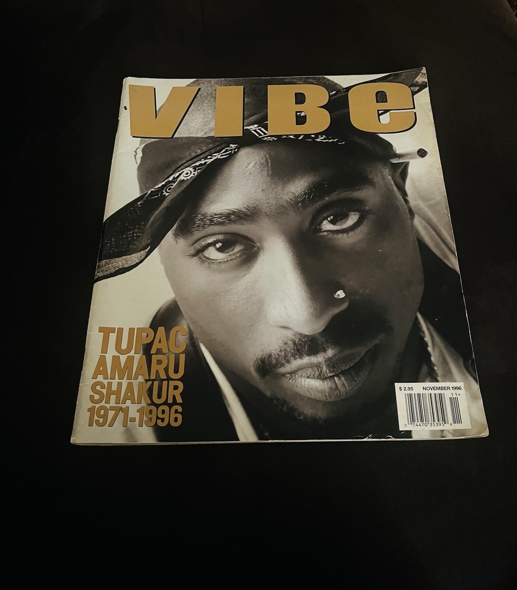 Vibe Magazine November 1996 Tupac Shakur ( Cover ) Vintage