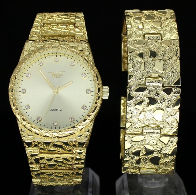 Seiko Quartz 14k Gold Nugget Ladies Bracelet Watch For Sale Online Ebay