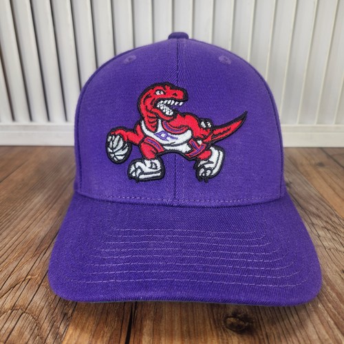 Toronto Raptors Mitchell Ness Hardwood Classic Snapback Hat Cap Purple Red NBA - Picture 2 of 10