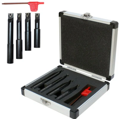 Set Of 4 Pieces 1/2 Inch Shank Indexable Boring Bar With Free TCMT Insert