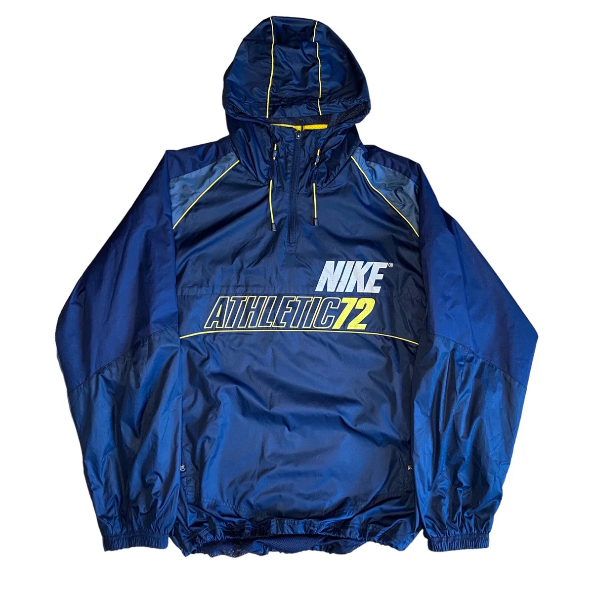 Nike Athletic 72 Windbreaker Grey Label Pullover Jacket Coat UK Size XL |  eBay