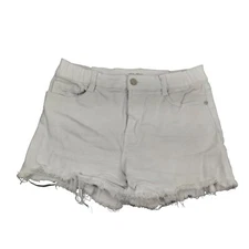 Rewash Juniors Girls Size 7 Distressed White Denim Cutoff Shorts