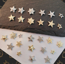 10pcs Silver Gold Alloy Mixed Star Charms Nail Art Jewelry D cor NH9