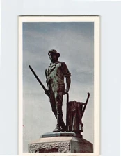 Postcard Minuteman Statue Concord Massachusetts USA