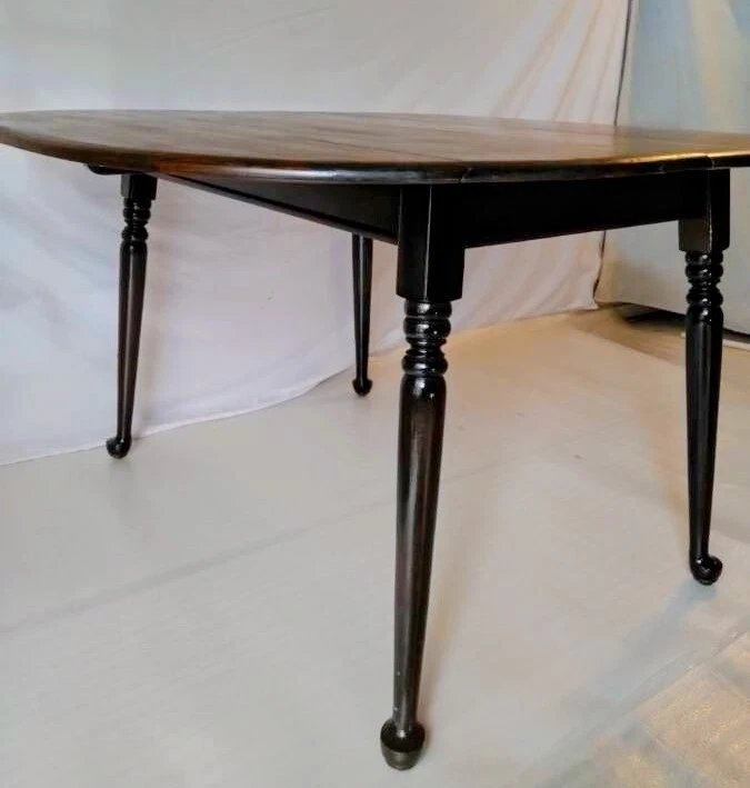 Винтажный удлинительный обеденный стол Heywood Wakefield Double Drop Leaf - Изображение 3 из 4