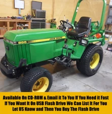 John Deere 655 755 855 955 756 Tractor SHOP SERVICE REPAIR MANUAL CD-ROM TM1360