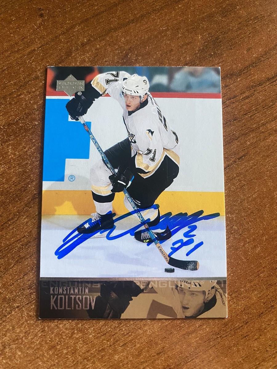 KONSTANTIN KOLTSOV 2003-04 Upper Deck Signed Pittsburgh