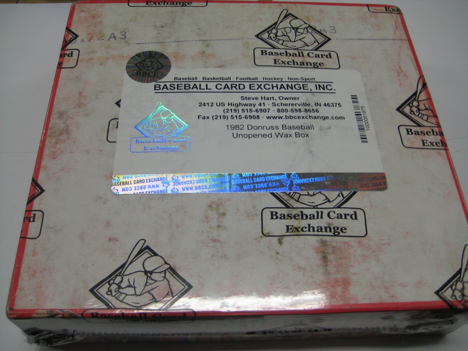 1982 DONRUSS BASEBALL 36CT WAX BOX BASEBALL CARD EXCHANGE AUTHENTICATED