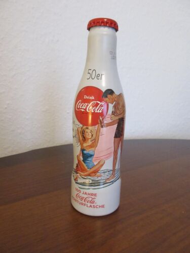 Bouteille en aluminium Coca-Cola motif années 50 série siècle 0,25 L bouteille en aluminium Allemagne - Photo 1/3