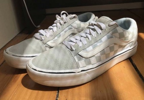 tan checkered vans old skool