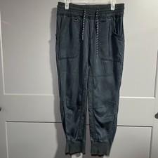 Anthropologie Pilcro Mallory Utility Lyocell Elastic Waist Pants Blue Size Small