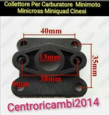 COLLETTORE PER CARBURATORE 12/12 MINIMOTO ARIA MINICROSS E MINIQUAD CINESI 