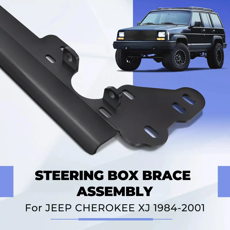 For 1984-2001 Jeep Cherokee XJ Steering Box Brace With Sector Shaft Support - Image 4 of 4