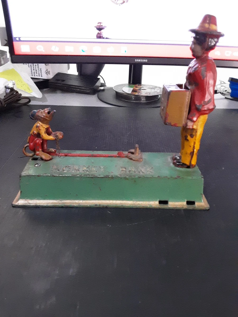 Monkey Bank In Collectible Mechanical Banks for sale | eBay