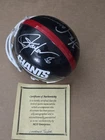 Lawrence Taylor Signed New York Giants Mini Football Helmet