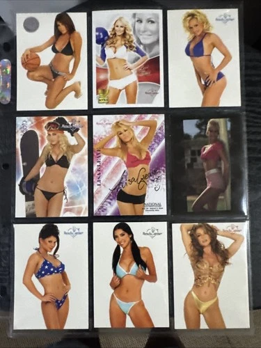 BENCHWARMER 9 CARD LOT W/ AUTO
