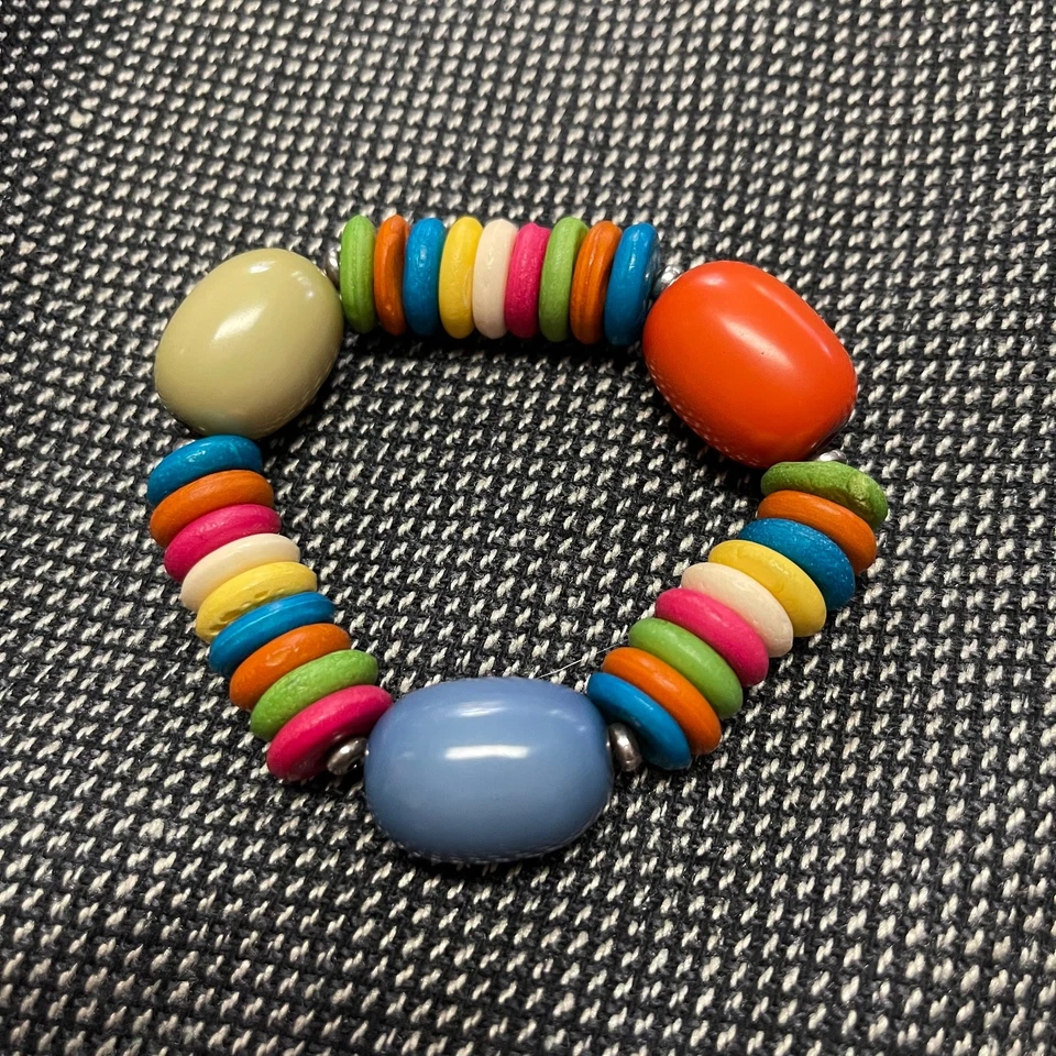 Brazalete y brazalete trenzado con cuentas de madera de 14 piezas para hombre y mujer Foto 3 de 4