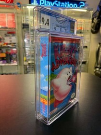 NES Kirby's Adventure CIB NOT SEALED graded CGC 9.4 With 9.8 Box
