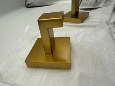 2x Gold towel hooks for bathroom and Kitchen -NEW A4