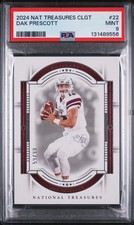 2024 NATIONAL TREASURES COLLEGE #22 DAK PRESCOTT 59/99 PSA 9
